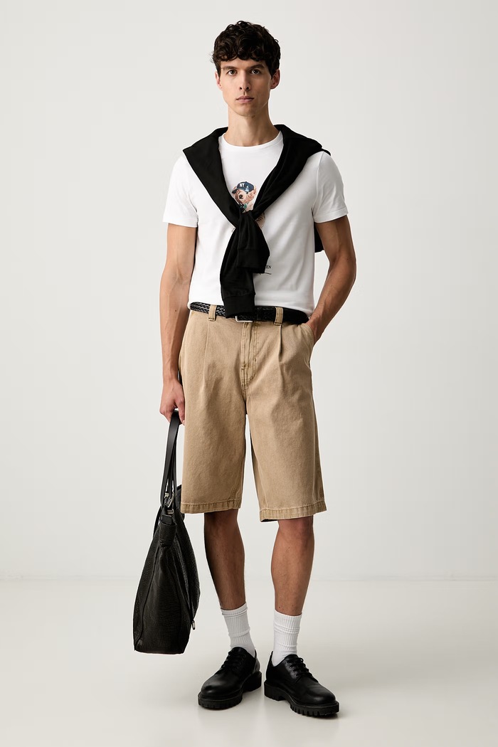Polo Ralph Lauren T-shirt męski bawełniany 710B30192 biały AW26