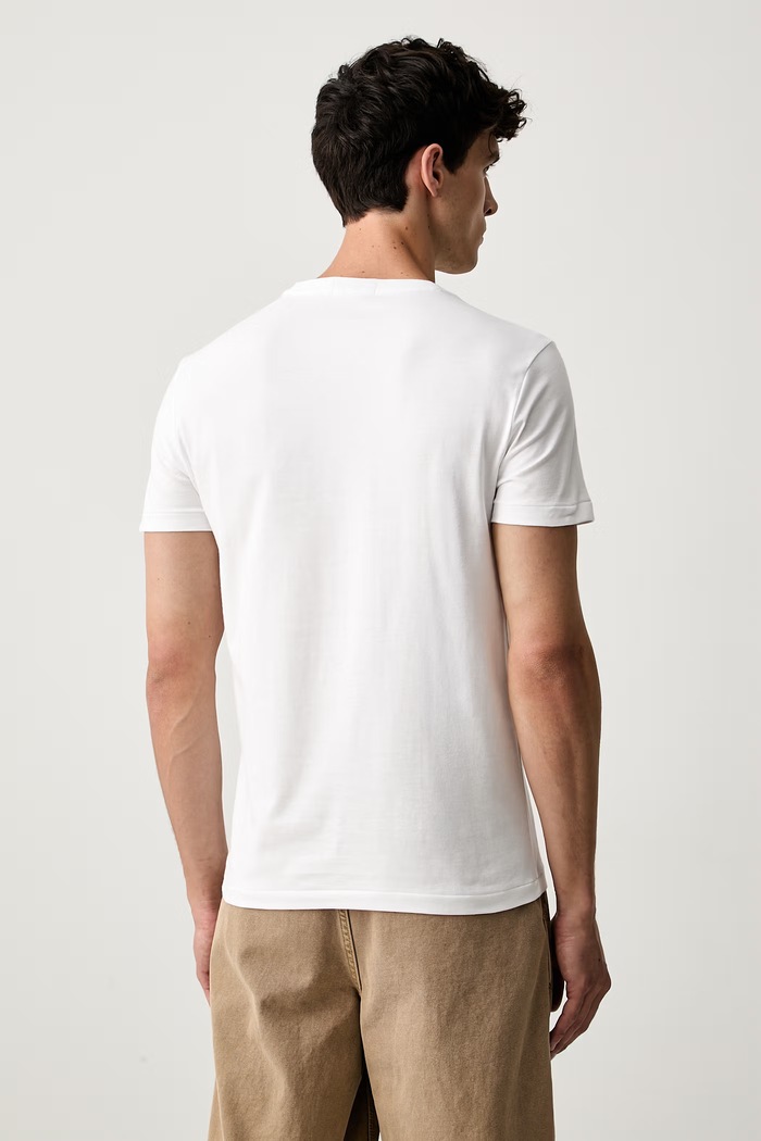 Odzież Polo Ralph Lauren T-shirt męski bawełniany 710B30192 biały