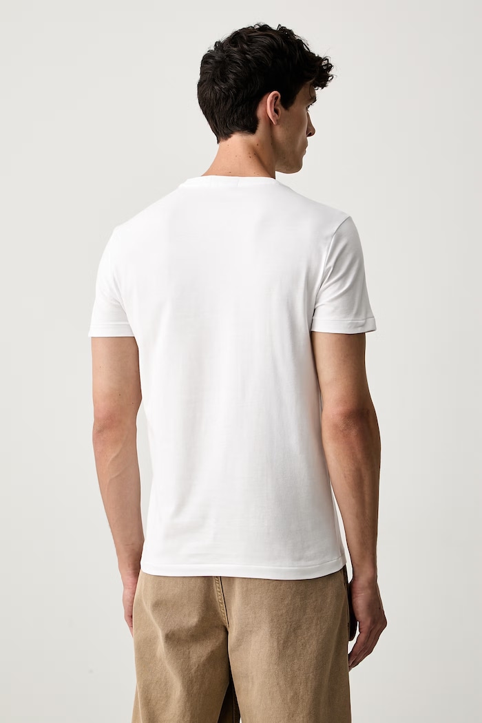 Odzież Polo Ralph Lauren T-shirt męski bawełniany 710B30192 biały