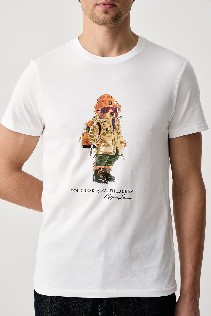 T-shirt męski Polo Ralph Lauren 710B30186 biały