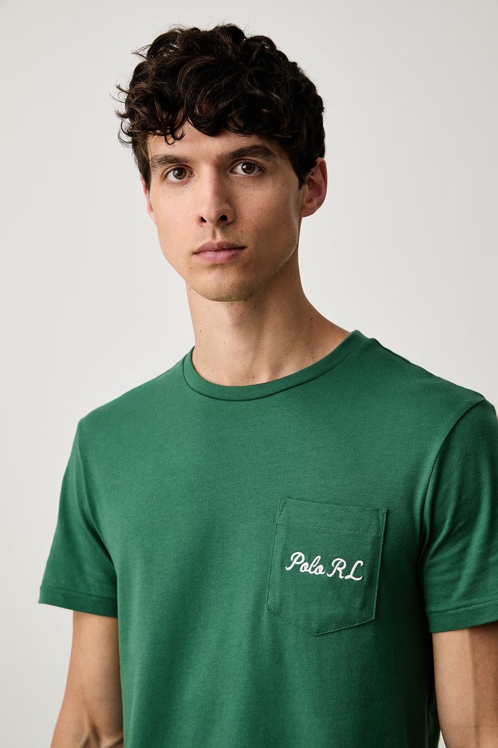 Polo Ralph Lauren tričko pánske bavlnené zelená 710B30184