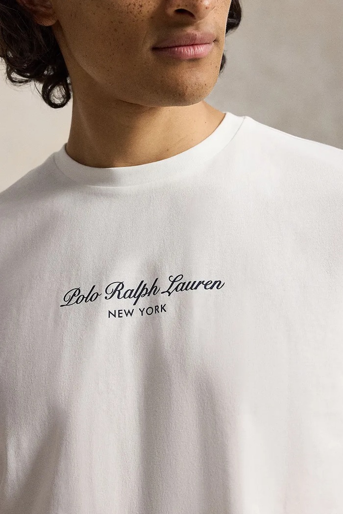 Polo Ralph Lauren T-shirt męski bawełniany biały 710B26090