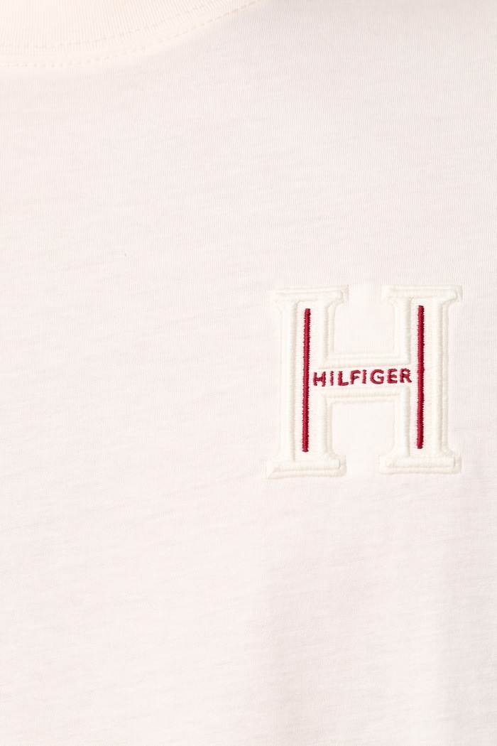 T-shirt ανδρικό βαμβακερό Tommy Hilfiger μπεζ MW0MW44917