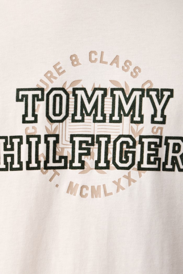 Majica za muškarce od pamuka Tommy Hilfiger MW0MW44892 bež