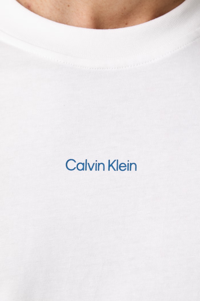Calvin Klein Jeans T-shirt męski bawełniany LV04RH803G biały
