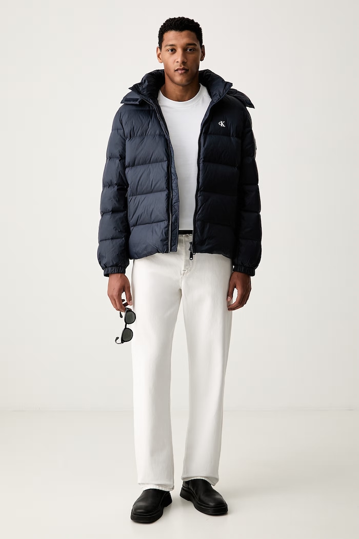 Calvin Klein Jeans férfi pamut póló LV04RH201G fehér AW26