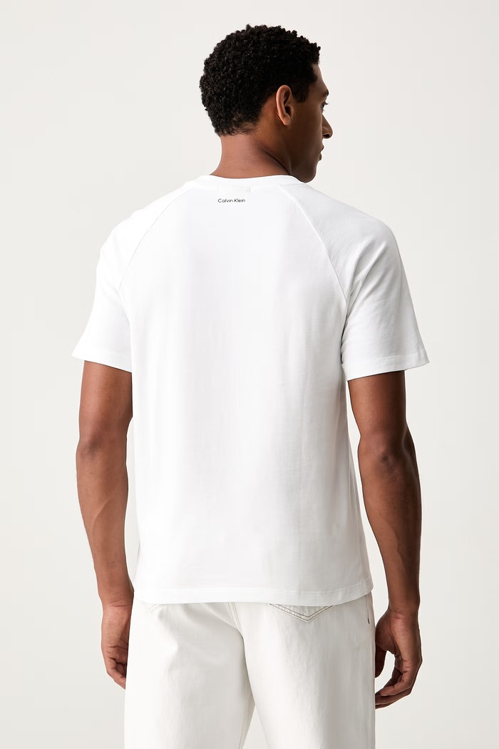 Oblačila Calvin Klein Jeans kratka majica moška bombažna LV04RH201G bela