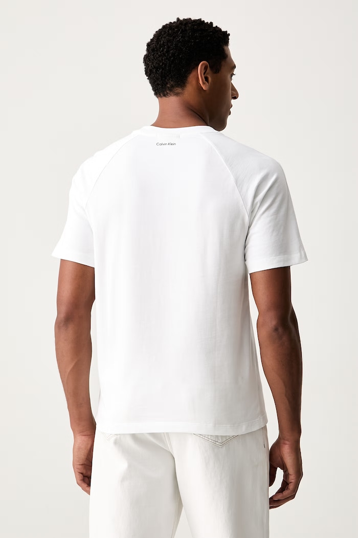 Ruházat Calvin Klein Jeans férfi pamut póló LV04RH201G fehér
