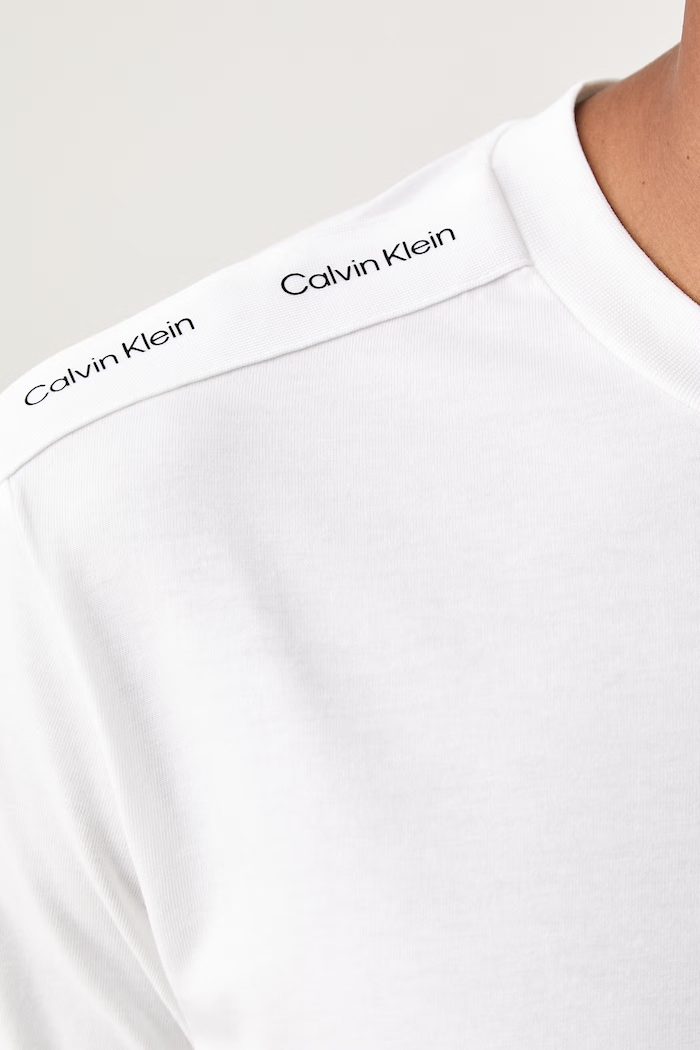 Calvin Klein Jeans férfi pamut póló LV04RH201G fehér