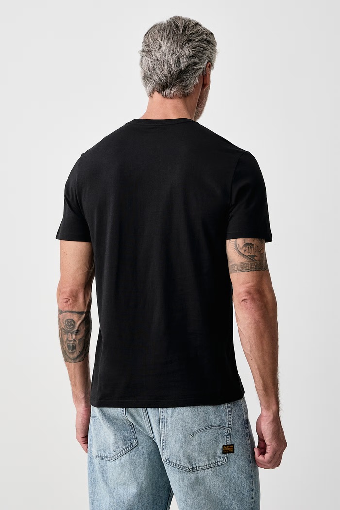 Calvin Klein Jeans T-shirt męski bawełniany LV04RH818G czarny AW26