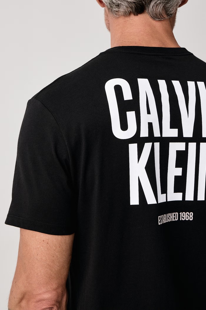 Tričko pánske bavlnené Calvin Klein Jeans LV04RH816G čierna