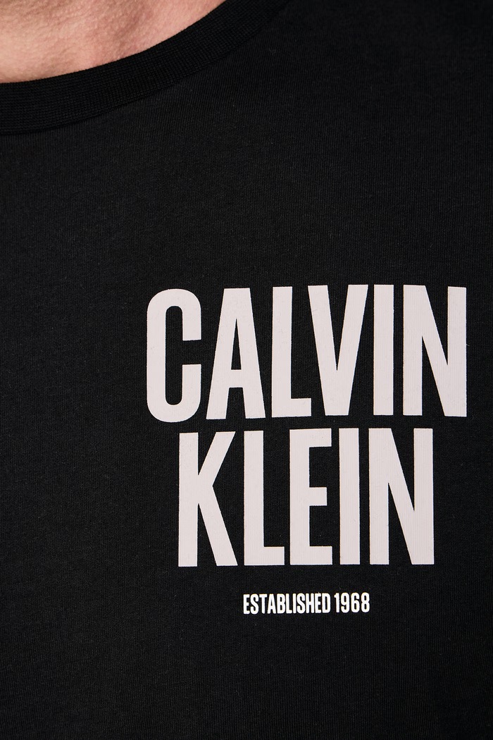 Tričko pánske bavlnené Calvin Klein Jeans čierna LV04RH816G