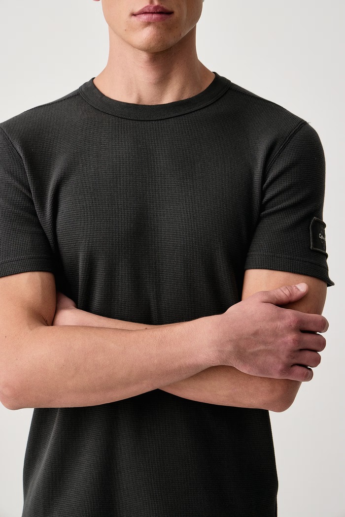 T-shirt męski bawełniany Calvin Klein Jeans LV04RJ208G czarny