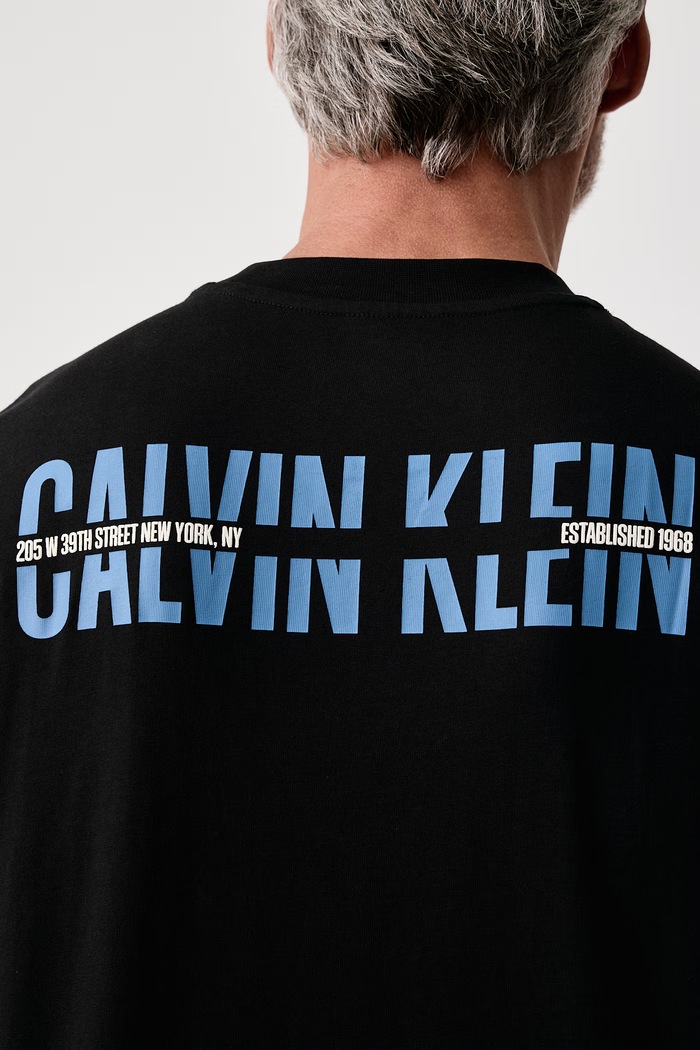 Тениска мъжка от памук Calvin Klein Jeans LV04RH821G черен