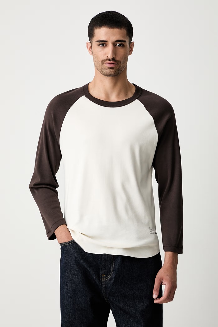 A.P.C. GOTS longsleeve bawełniany męski beżowy COHMW.H26545