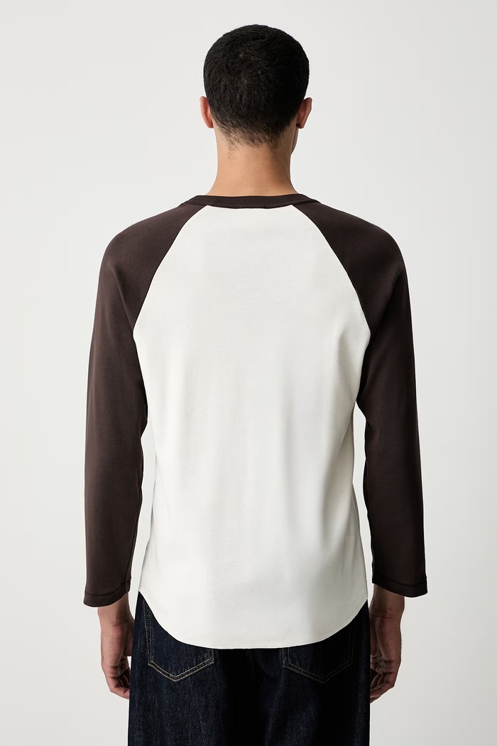 Odzież A.P.C. GOTS longsleeve bawełniany męski COHMW.H26545 beżowy