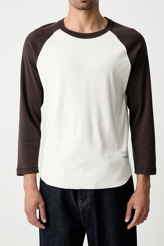 A.P.C. GOTS longsleeve bawełniany męski COHMW.H26545 beżowy