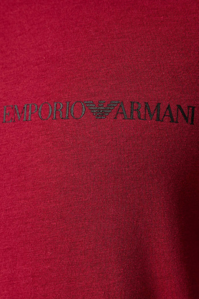 Emporio Armani Underwear T-shirt lounge męski bawełniany z elastanem 2-pack EM000391.AF25019