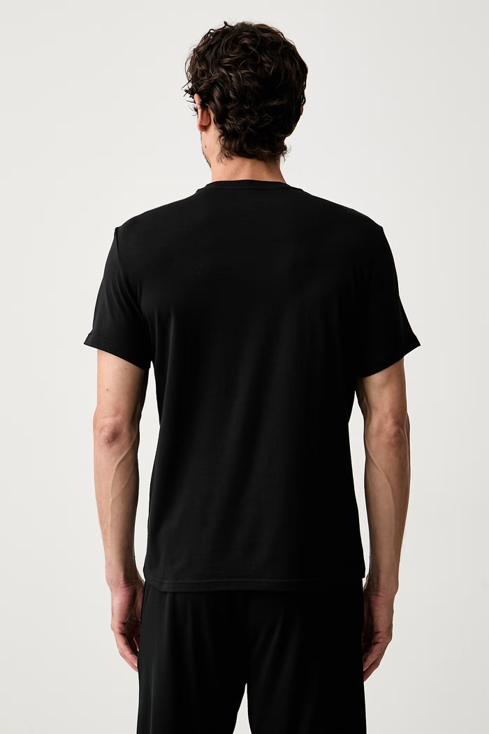 Emporio Armani Underwear T-shirt lounge męski bawełniany z elastanem 2-pack szary EM000391.AF25017