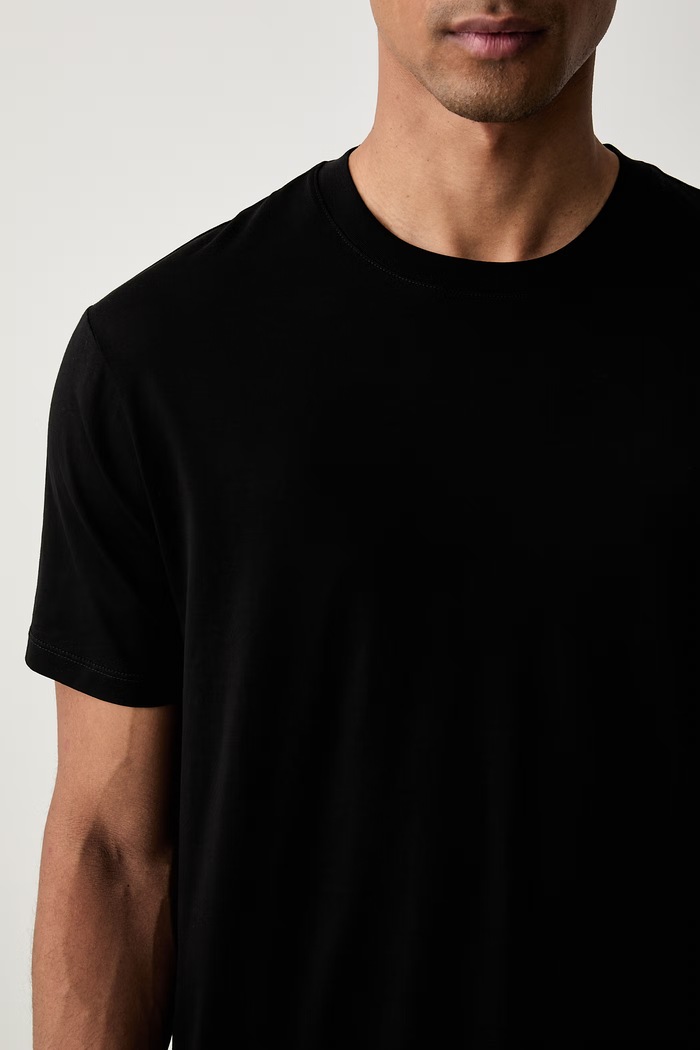 Armani Exchange t-shirt da uomo in cotone nero XM001282.AF10364