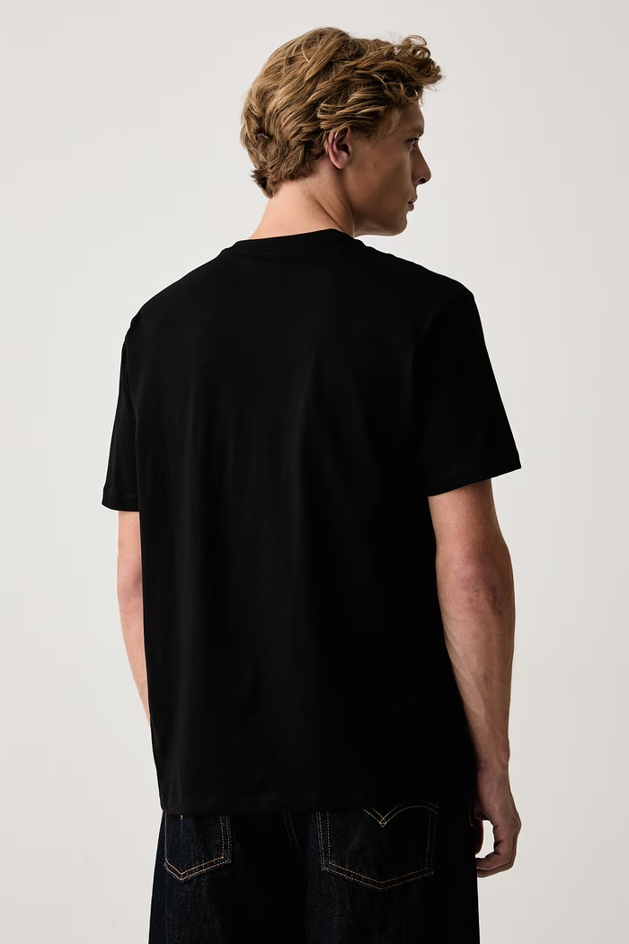 Одежда Armani Exchange Футболка для мужчин из хлопка XM003556.AF10358 чёрный