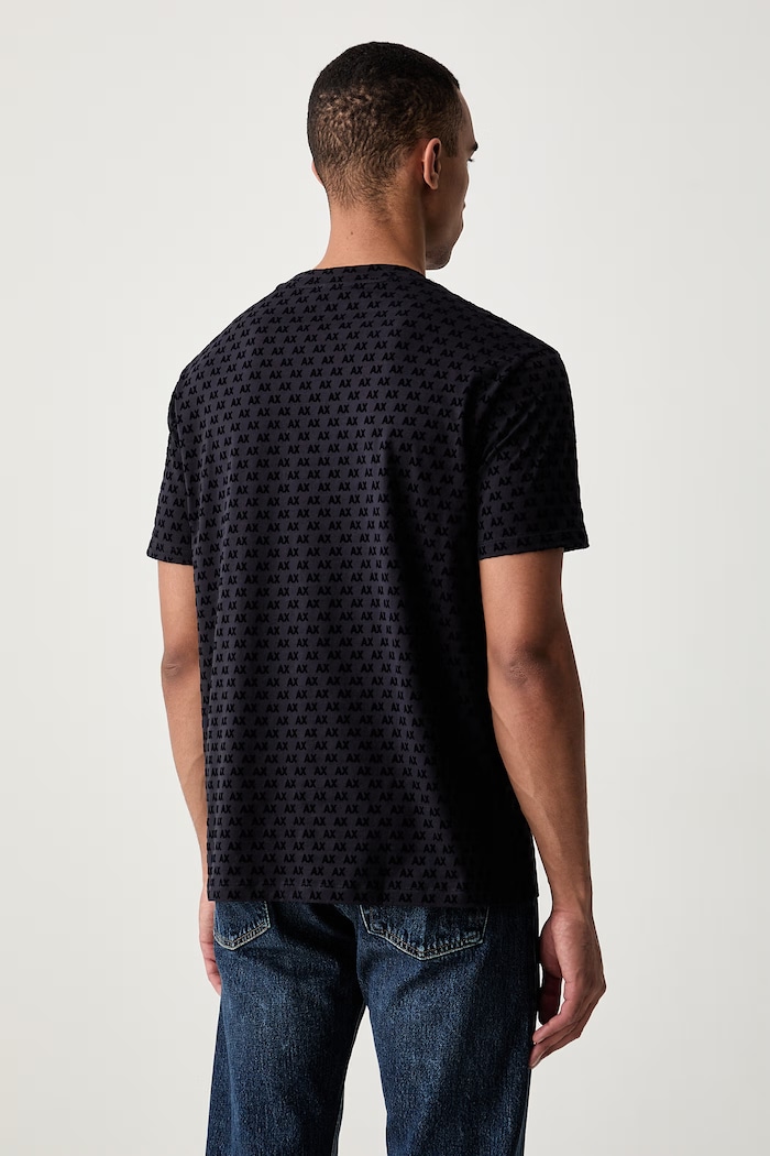 Îmbrăcăminte Armani Exchange tricou pentru bărbați din bumbac XM003079.AF10356 bleumarin