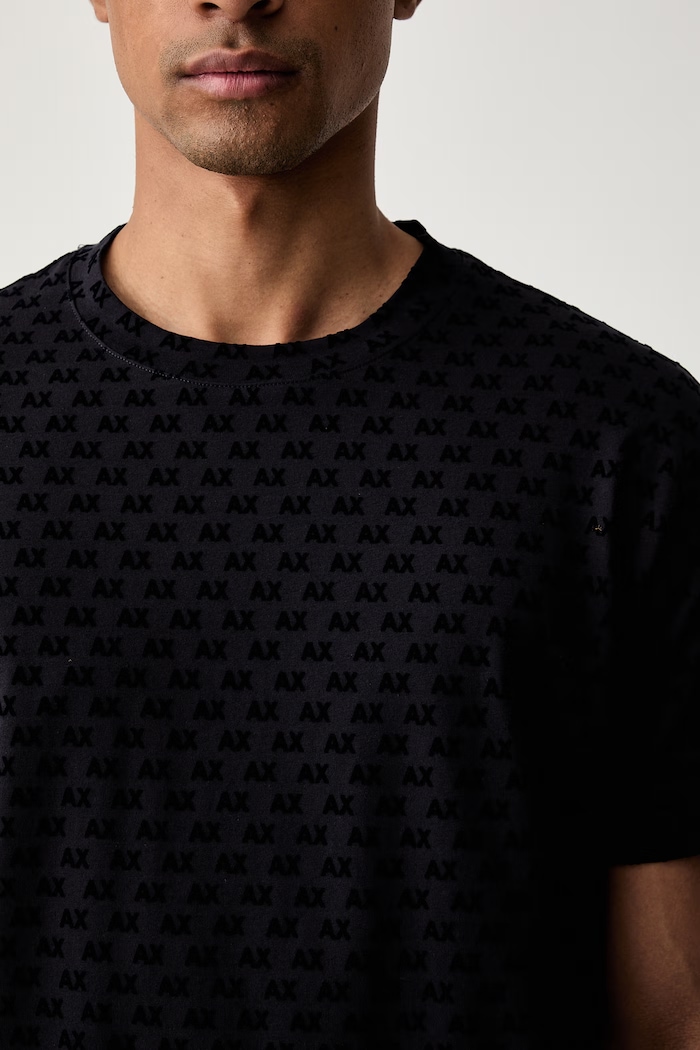 Armani Exchange tricou pentru bărbați din bumbac bleumarin XM003079.AF10356