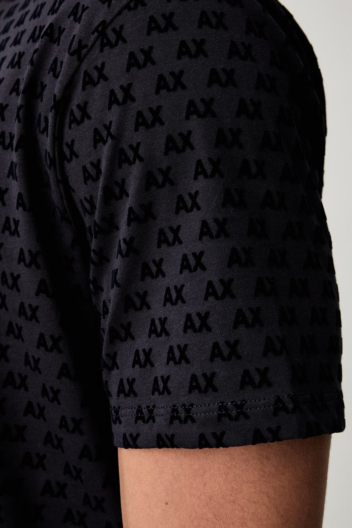 Armani Exchange tricou pentru bărbați din bumbac XM003079.AF10356 bleumarin