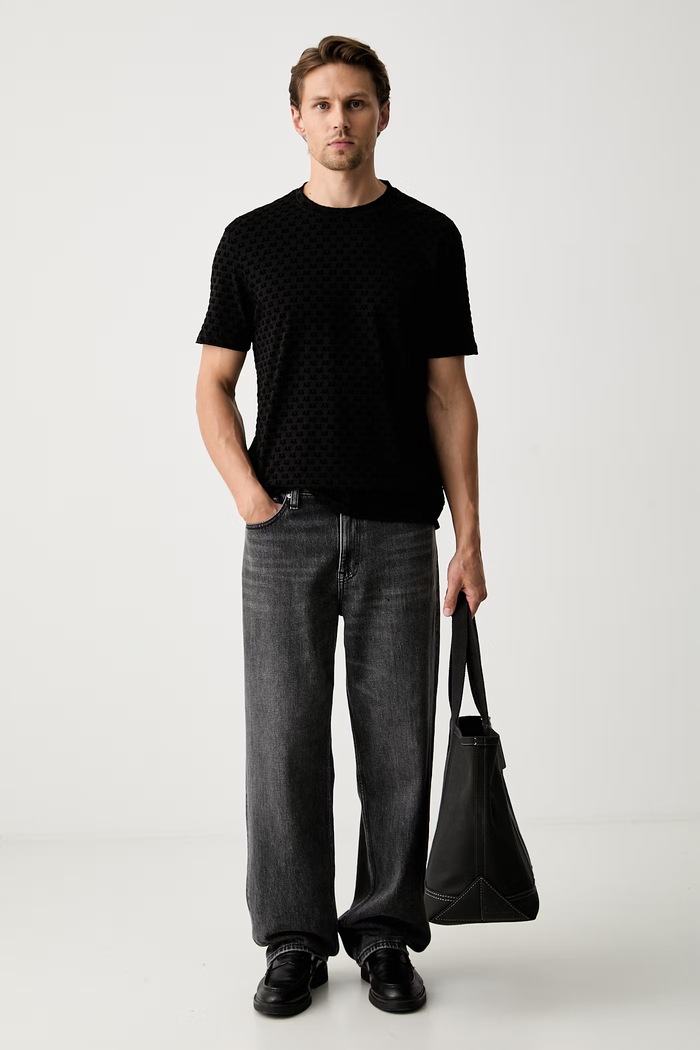 Armani Exchange kratka majica moška bombažna XM003079.AF10356 črna AW26