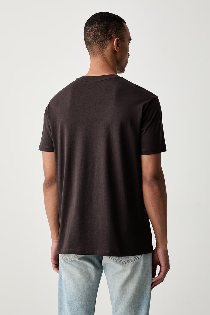 Odzież Armani Exchange T-shirt męski bawełniany XM003074.AF10362 brązowy