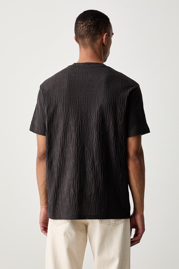 Odzież Armani Exchange T-shirt męski bawełniany XM003073.AF10337 brązowy