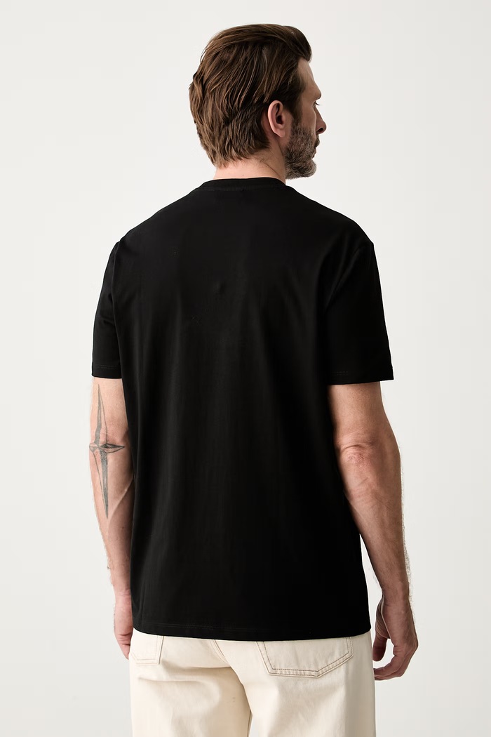 Odjeća Armani Exchange majica za muškarce od pamuka XM003044.AF21323 crna