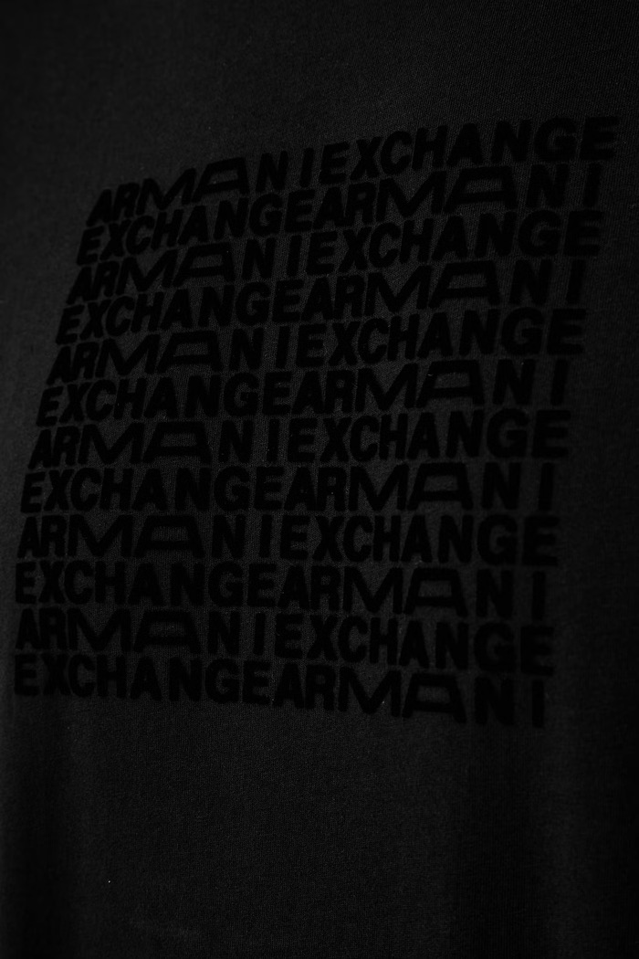 Armani Exchange majica za muškarce od pamuka XM003044.AF21323 crna