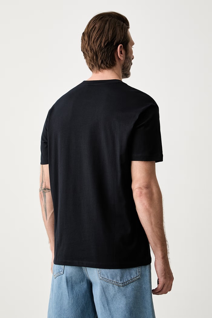 Oblečenie Armani Exchange tričko pánske bavlnené XM003042.AF10358 tmavomodrá