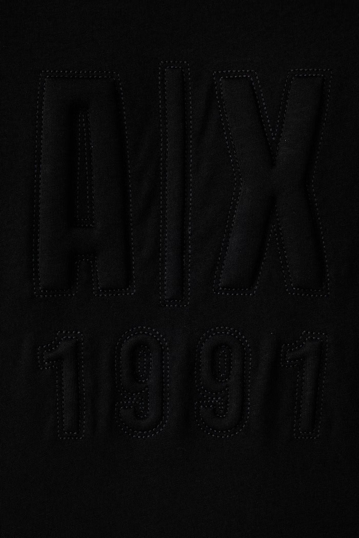 Armani Exchange t-shirt da uomo in cotone XM003042.AF10358 nero