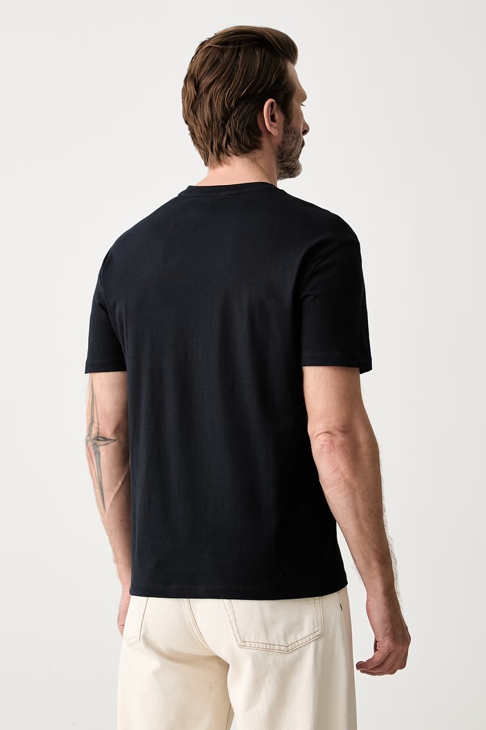 Oblečenie Armani Exchange tričko pánske bavlnené XM003025.AF10358 tmavomodrá