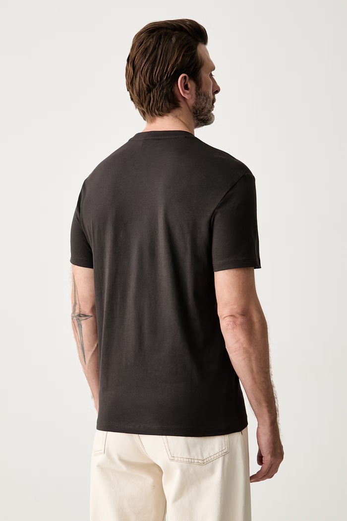 Odzież Armani Exchange T-shirt męski bawełniany XM003025.AF10358 brązowy