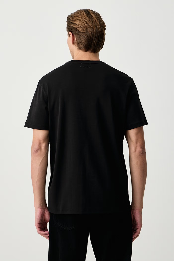 Oblačila Calvin Klein Kratka majica moška bombažna LV04LH804G črna