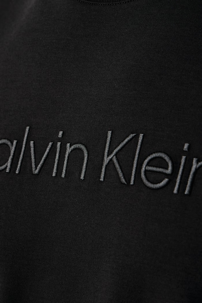 Kratka majica moška bombažna Calvin Klein črna LV04LH804G