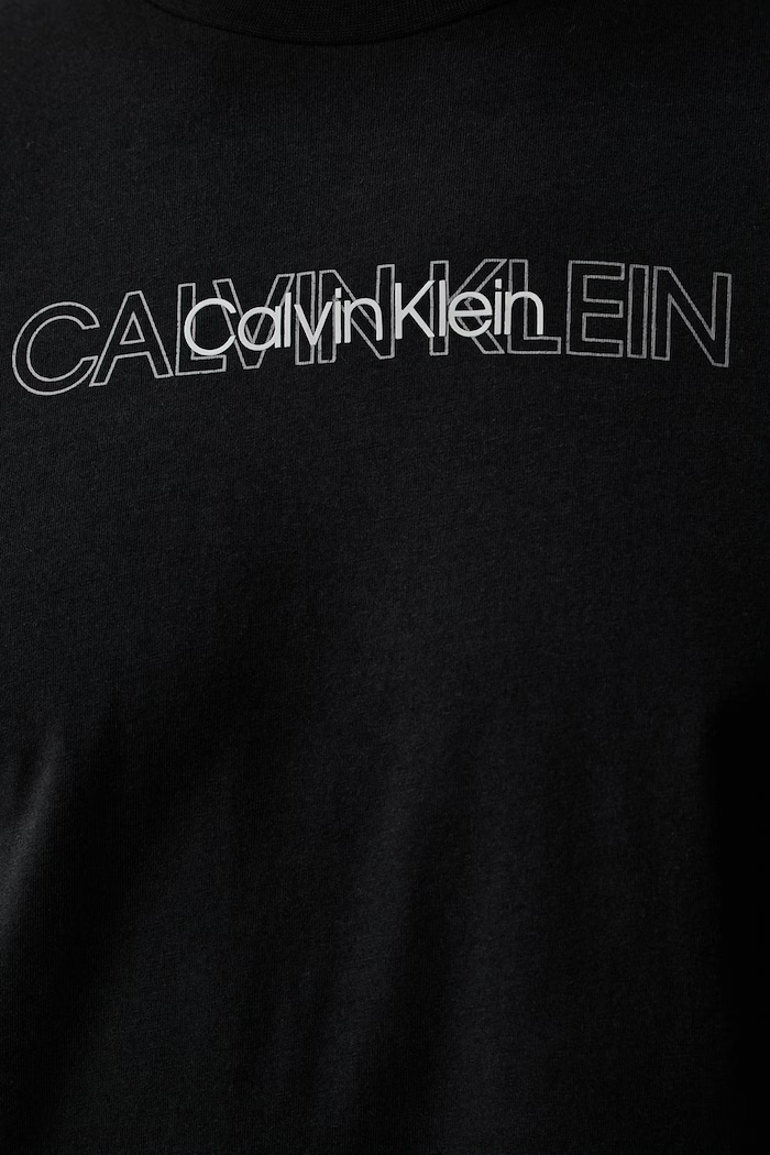 Calvin Klein T-shirt męski bawełniany LV04LH802G czarny