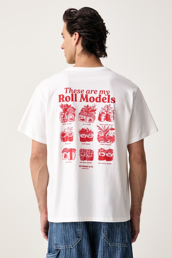 Levi's majica za muškarce od pamuka RELAXED FIT TEE bijela 16143.2625