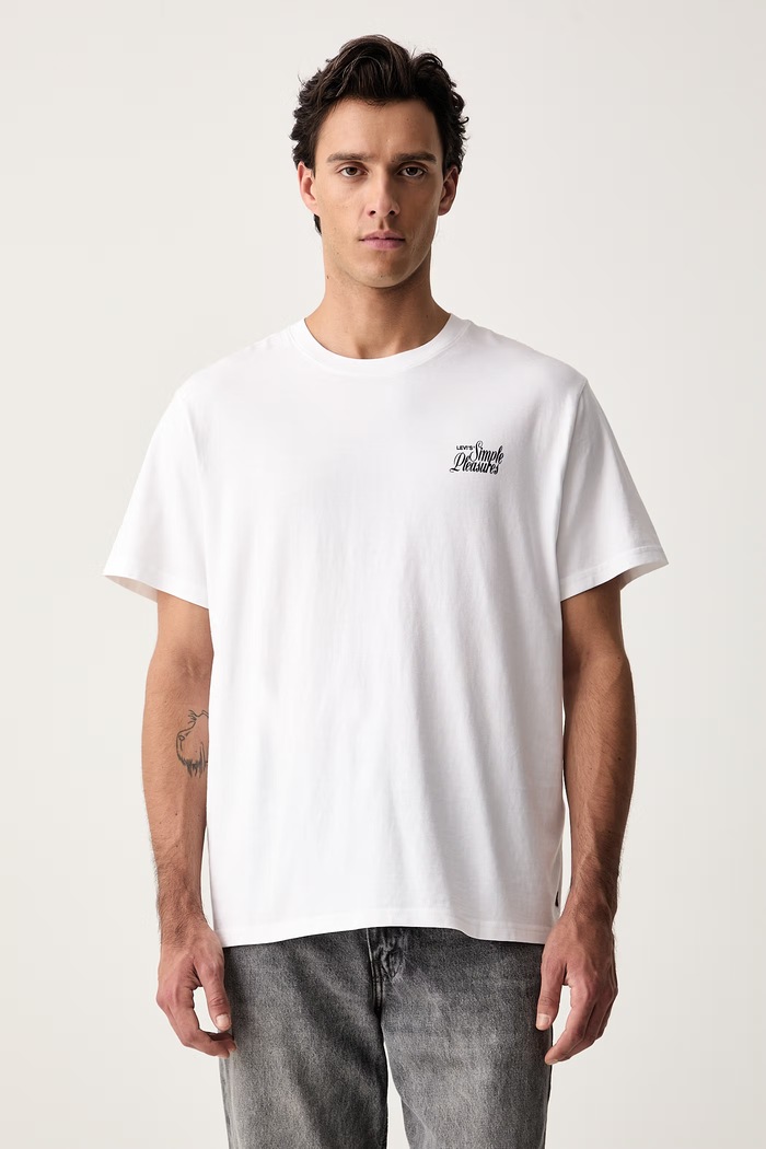 Odjeća Levi's majica od pamuka RELAXED FIT TEE 16143.2617 bijela