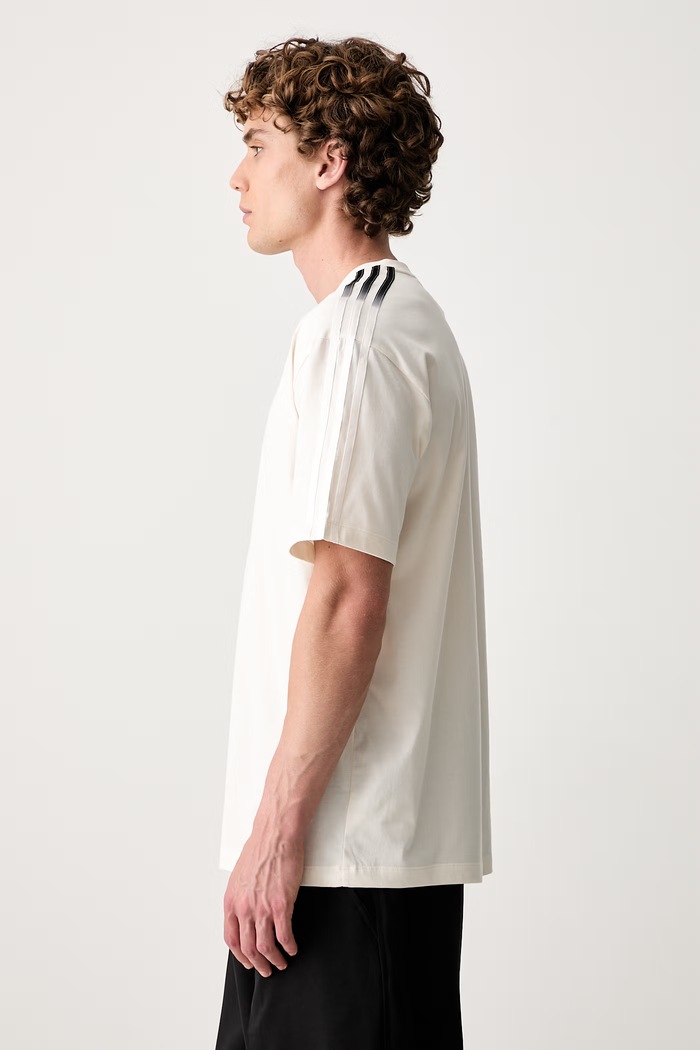 Y-3 GRD 3S SS TEE T-shirt bawełniany męski KU2251 beżowy AW26