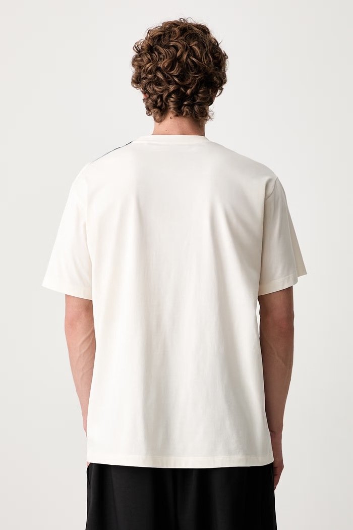 Odzież Y-3 GRD 3S SS TEE T-shirt bawełniany męski KU2251 beżowy