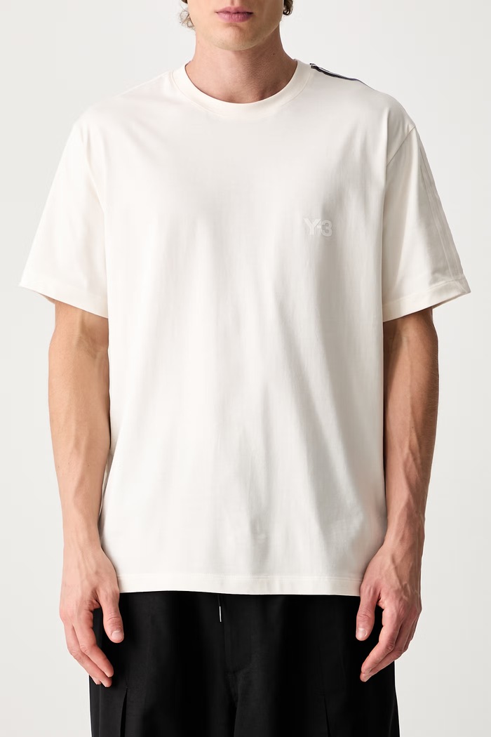 Y-3 GRD 3S SS TEE T-shirt bawełniany męski KU2251 beżowy