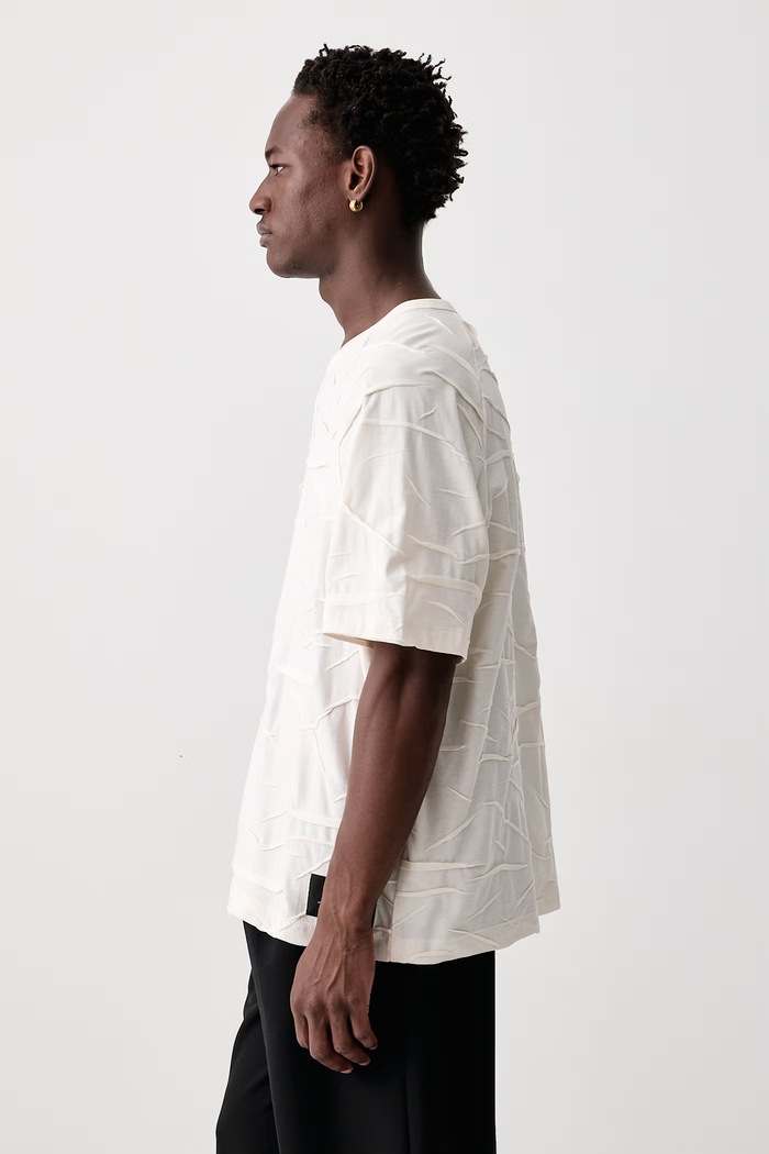 M PLT SS TEE T-shirt bawełniany męski Y-3 KT9768 beżowy