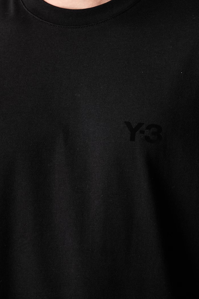 Y-3 REG SS TEE T-shirt bawełniany męski KQ9783.M czarny