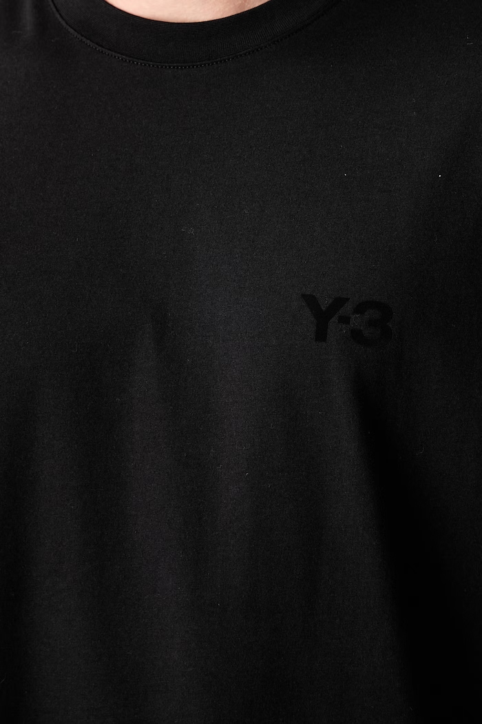 Y-3 REG SS TEE T-shirt bawełniany męski KQ9783.M czarny