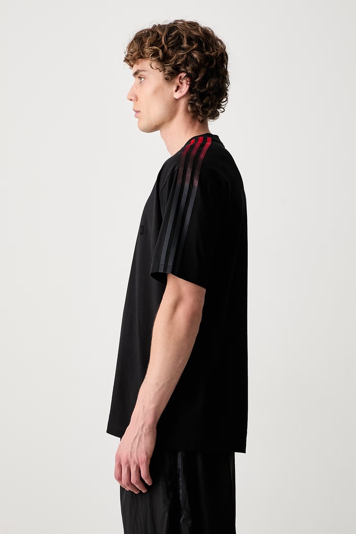 Y-3 GRD 3S SS TEE T-shirt bawełniany męski KQ8600 czarny AW26