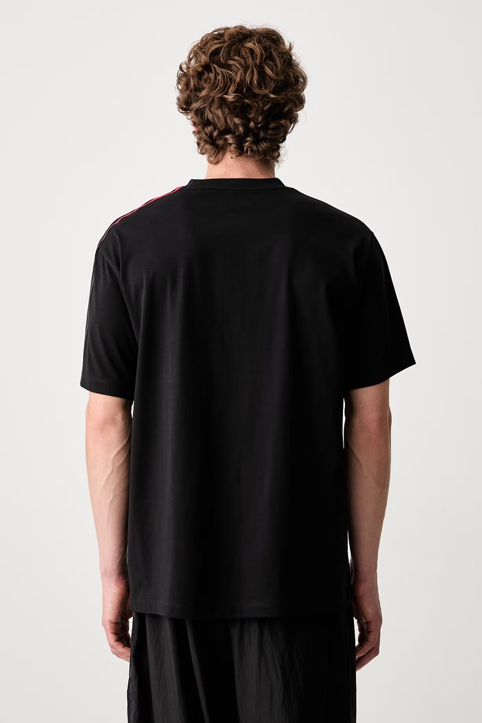 Odzież Y-3 GRD 3S SS TEE T-shirt bawełniany męski KQ8600 czarny